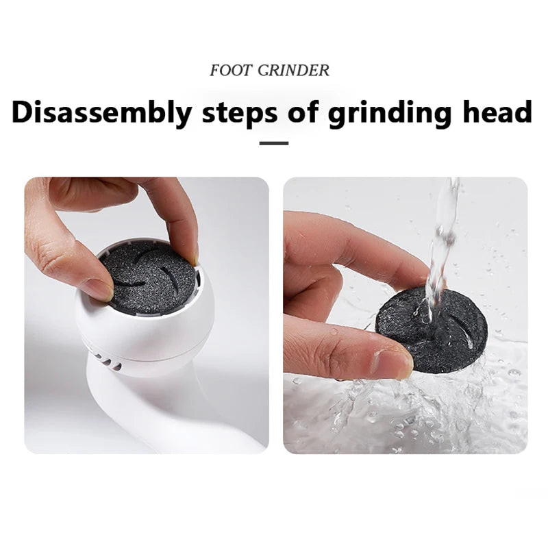 Electric Foot File Callus Remover Machine Pedicure Device Foot Clean Feet For Heel Hard Cracked Dead Skin Foot Grinder Care Tool