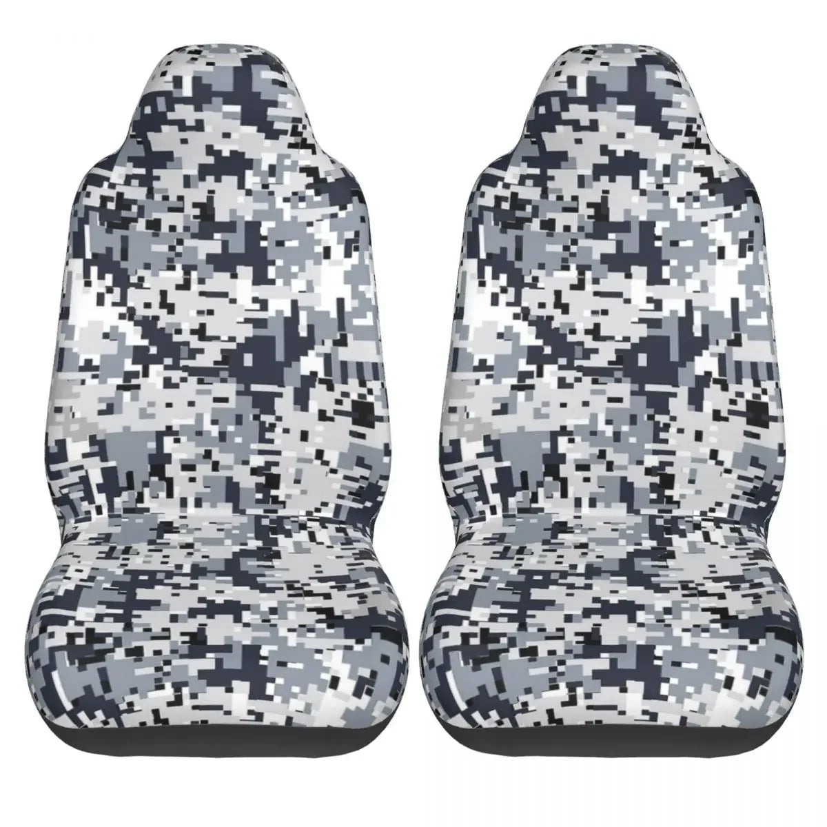 Urban Style Camouflage Universal Car Seat Cover Off-Road For SUV Multicam Front Rear Flocking Cloth Cushion Fabric Hunting