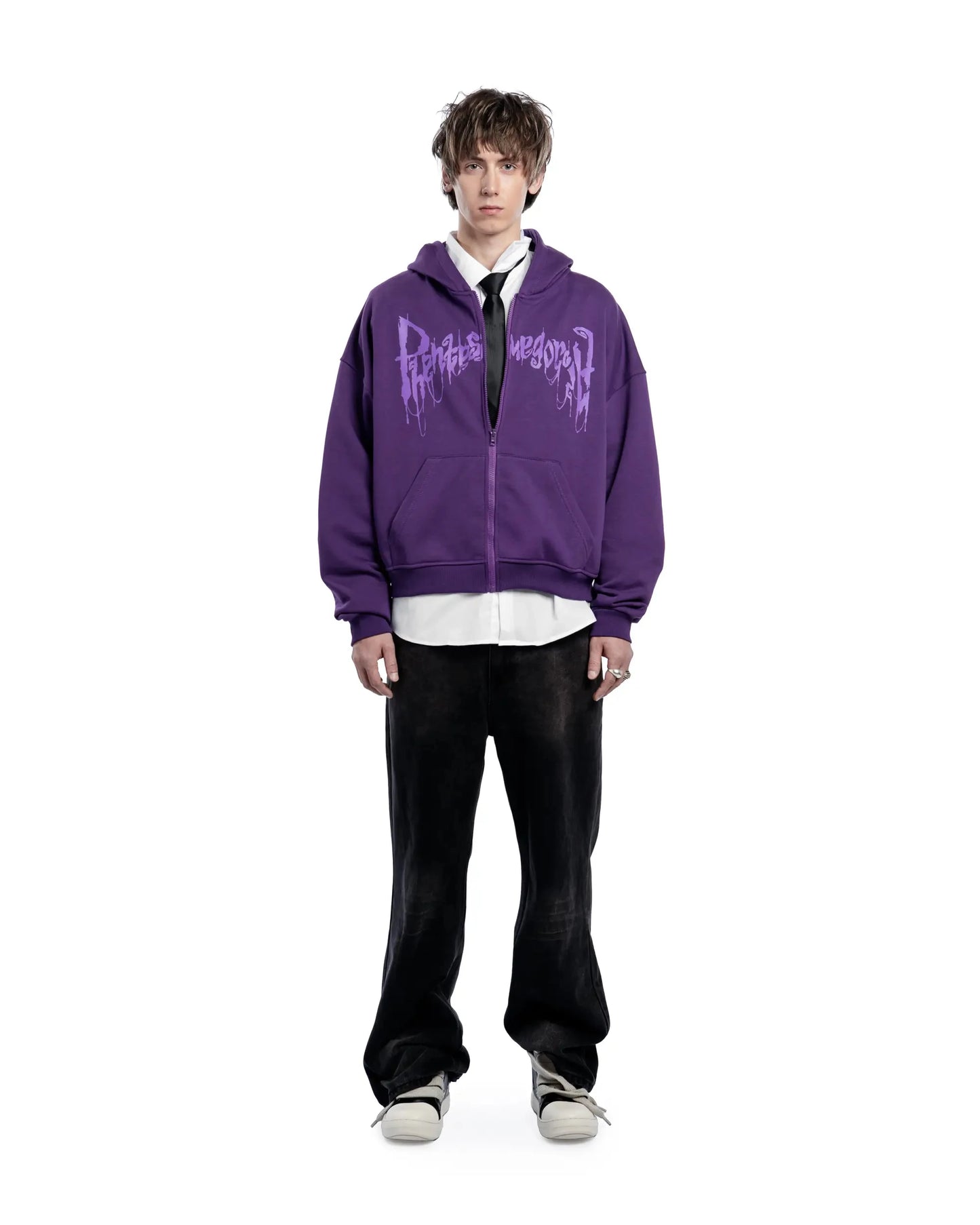 Y2K Retro Zip up Hoodie Men Ghost Wheel Pattern Zipper Sweatshirt High Street Hip Hop Streetwear Oversized Unisex MZLFF Hoodies