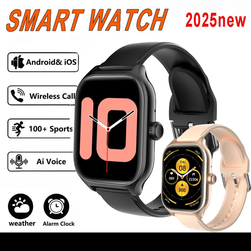 Smart Watch Bluetooth Calling Message Notification Multi-Sport Mode Heart Rate Blood Pressure Blood Oxygen Monitoring SmartWatch