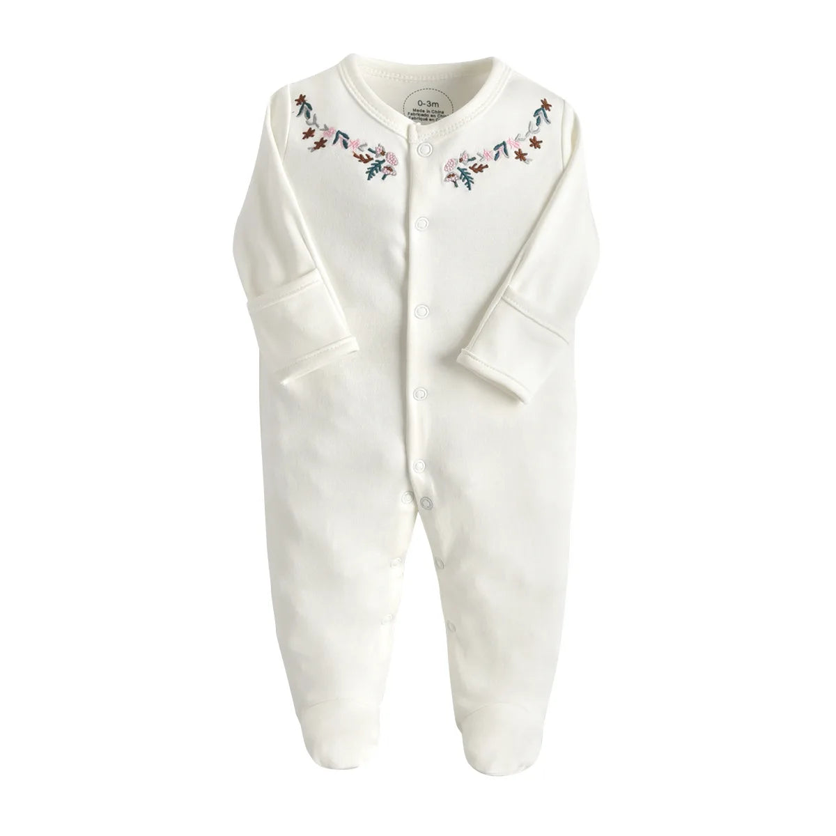 3Pcs Brand Newborn Baby Clothes Set Infant Boys Girls Romper Cotton Long Sleeve Pajamas Jumpsuit Toddler Outfits