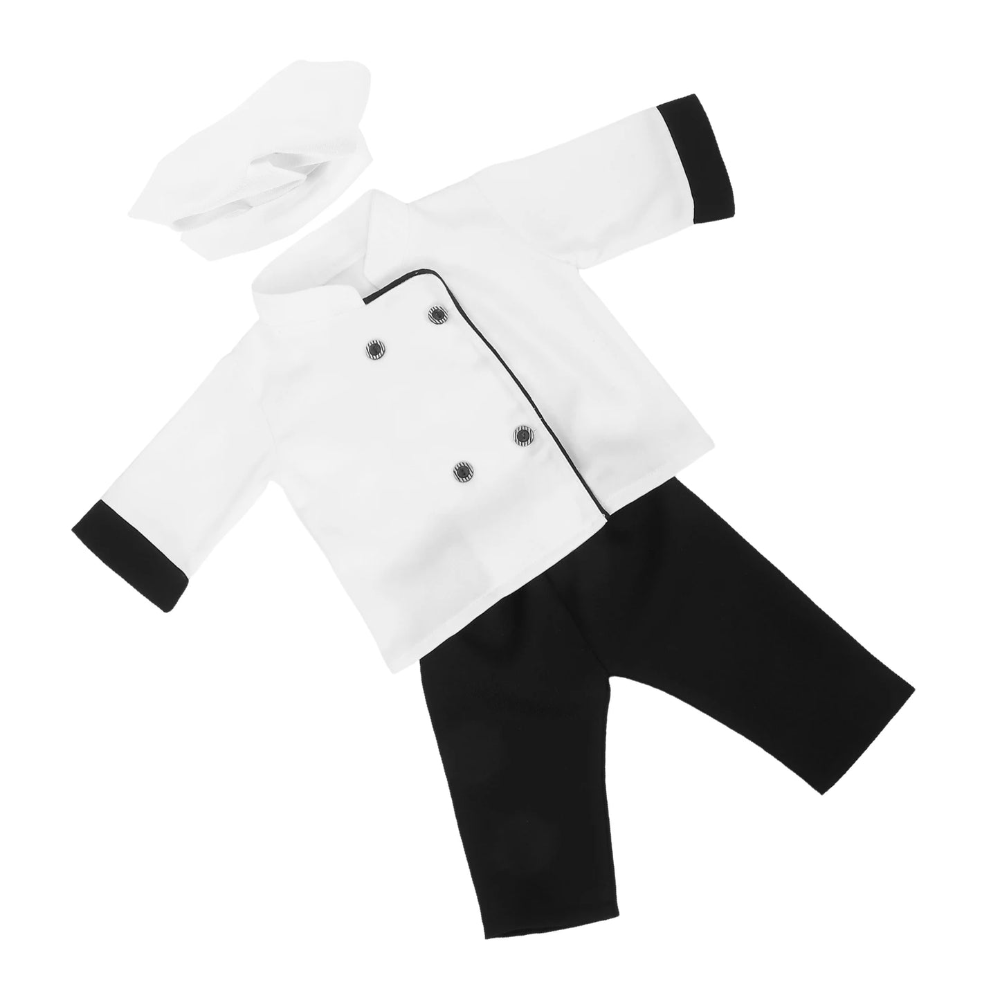 Baby Photography Clothing Newborn Outfits for Photoshoot Chef Clothes Girls Suit Props Costume Polyester Boy Infant Child