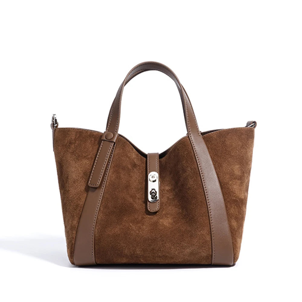 Luxury Women Handbag Custom Letters Small Female Hobo Tote Bag Velvet Suede Cow Leather New Design Lady Top Handle Shoulder Bag