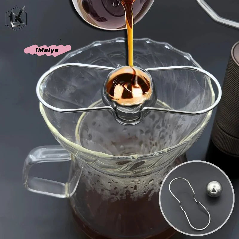 Stainless Steel Espresso Chilling Ball - Quick Cooling Ball for Espresso Machines Essential Accessory for Baristas Coffee Lovers