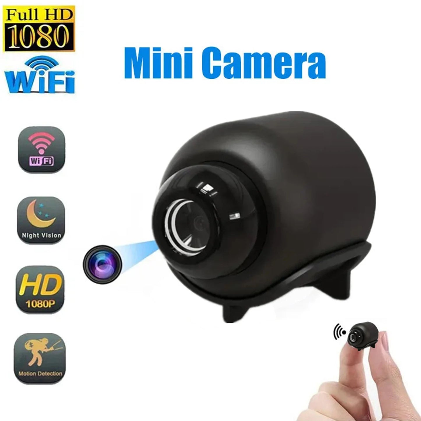 NEW X5 Mini Camera HD1080P Compact Wireless WIFI Camera with Recording Function Suitable for Outdoor Camping at Home Mini Camera