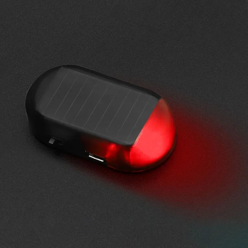 1Pcs Car Solar Powered Wireless Anti-Theft Caution Lamp LED Flashing Light Styling For Suzuki Jimny Grand Vitara Sx4 Swift Alto