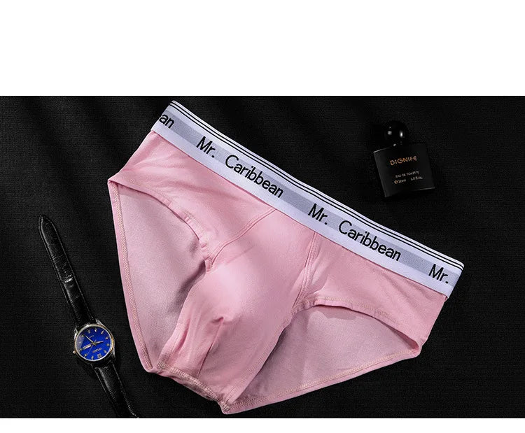 SP&CITY Sports Cotton Traceless Triangle Pants Men's Mid Waist Solid Color Breathable Seamless Underpants Male Sexy Soft Briefs