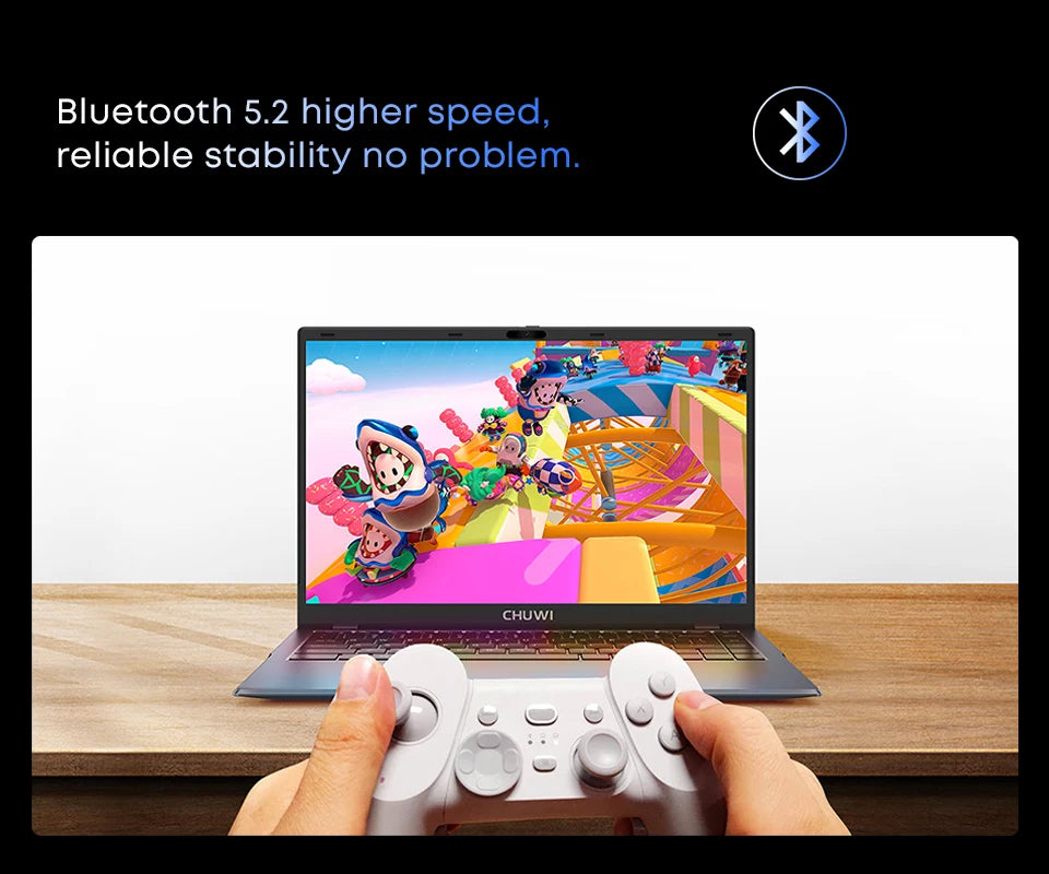 CHUWI 14.1-inch GemiBook XPro Laptop Intel N100 Graphics 600 GPU Screen 8GB RAM 256GB SSD With Cooling Fan Windows 11 Notebook