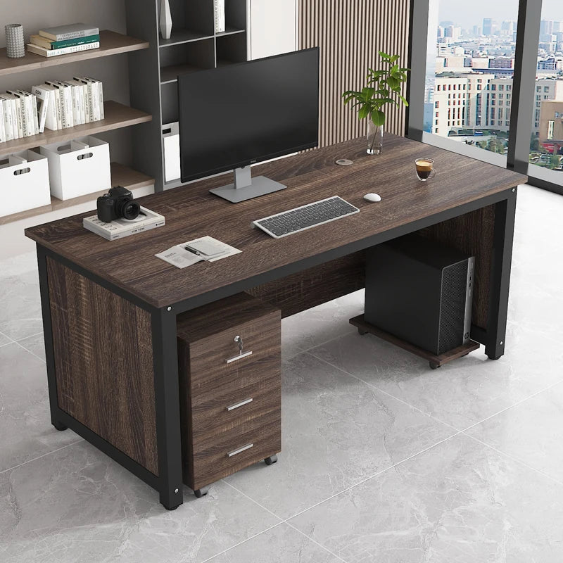 Simple Modern Office Desk Drawers Computer Study Conference Office Desk Reception Bedroom Scrivania Da Ufficio Furnitures