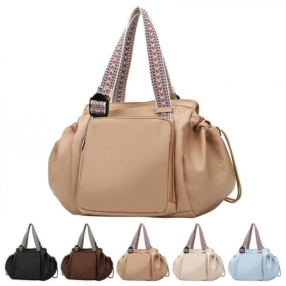 Multifunctional Travel Storage Bag Cradle Design Lightweight Women's Backpack Large Capacity Oxford Cloth Tote Bag