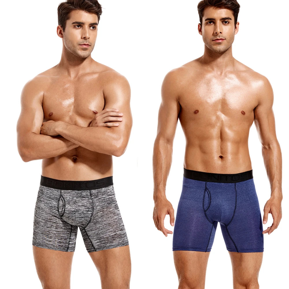 4pcs Front opening underpants men brand Boxers man sexy boxer shorts Men's panties gift underwear for mens calecon