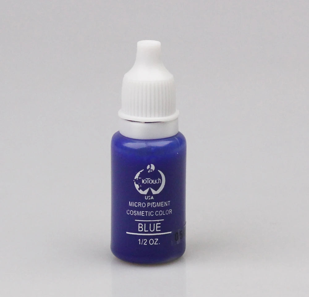 1Pcs Tattoo Ink Pigment Kit Permanent Makeup Micropigment for Eyebrow Eyeliner Lip Art Brown Black Chocolate Dark Red