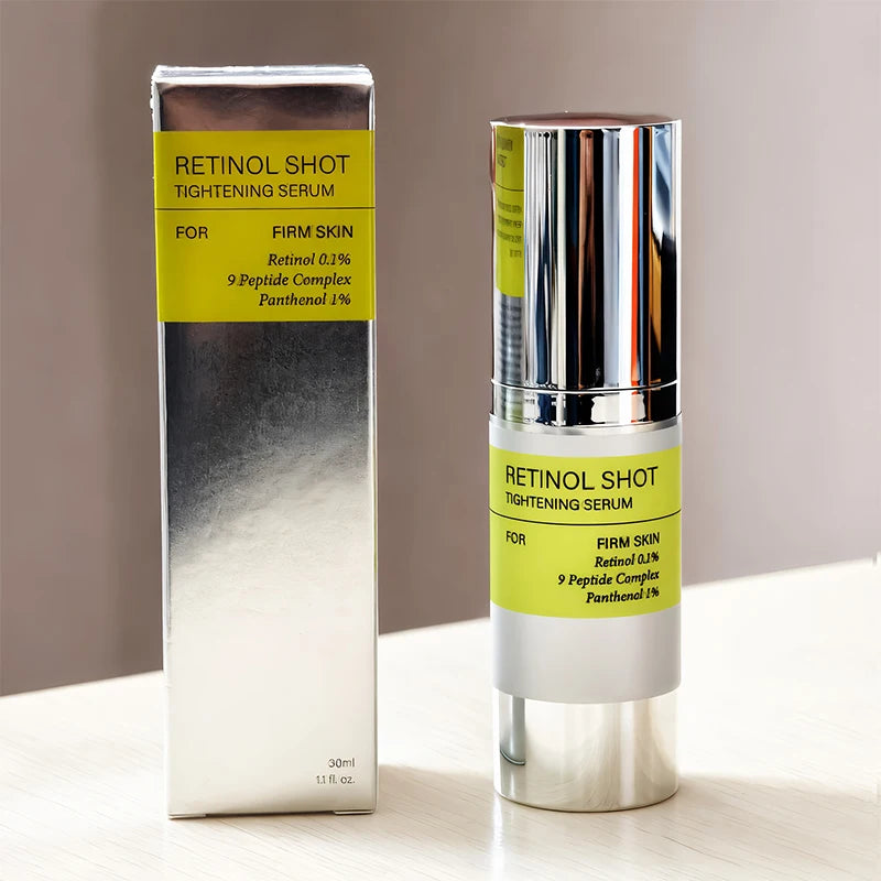Korean Vita A Retinol Shot Tighten Booster Serum & Eye cream Lifting Anti-Aging Pore Shrink Dark Circles Repair Skin Care Set
