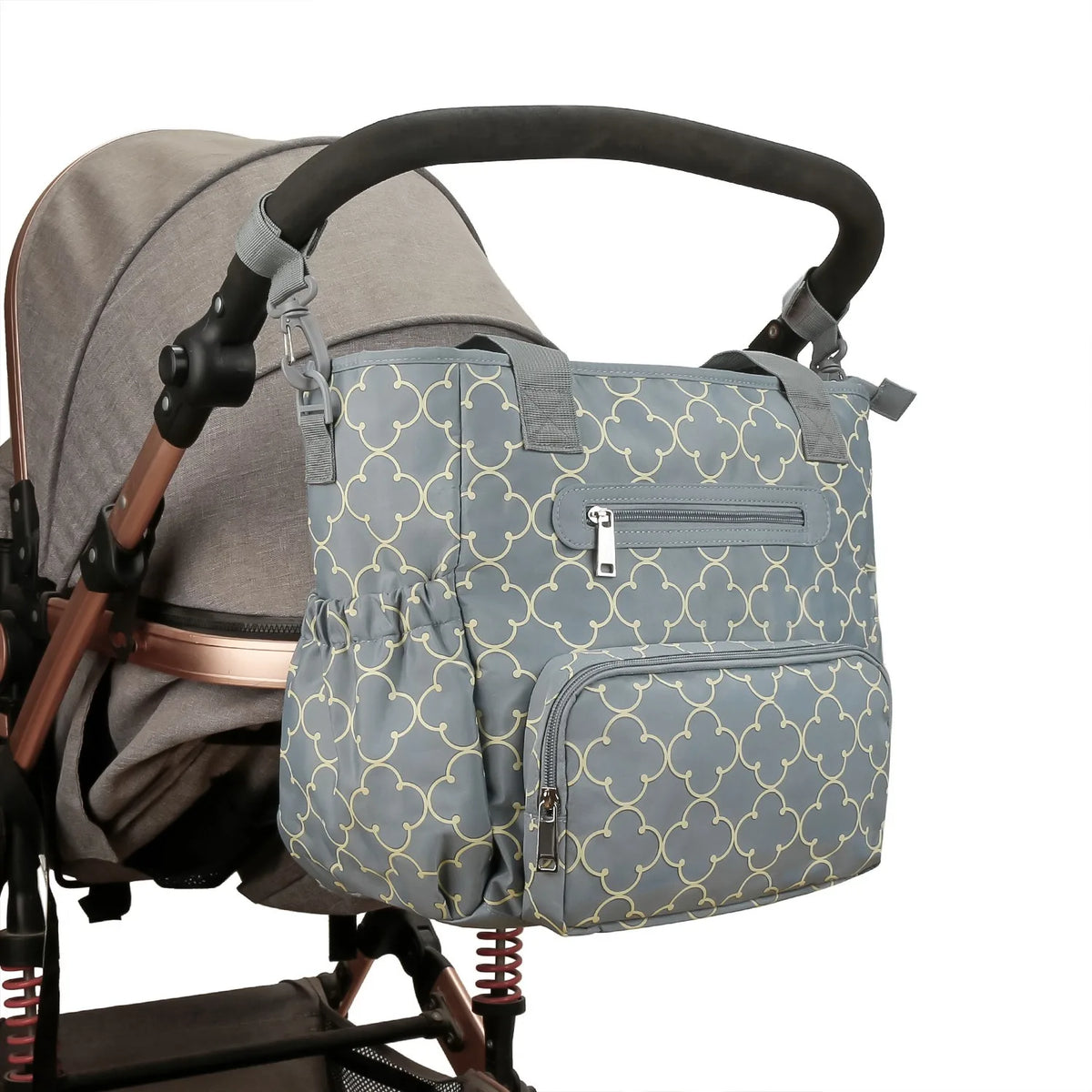 Women Shoulder Bag Travel 7 Pcs/Set Baby Diaper Bags Go Out Large Capacity Newborn Nappy  Bag with Changing Pad Multi-functional