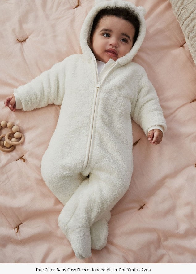 In Stock British next New Arrival Baby Fall and Winter Thick Coral Fleece Knitting Jumpsuit Romper Fleece-lined Jumpsuit Pajamas