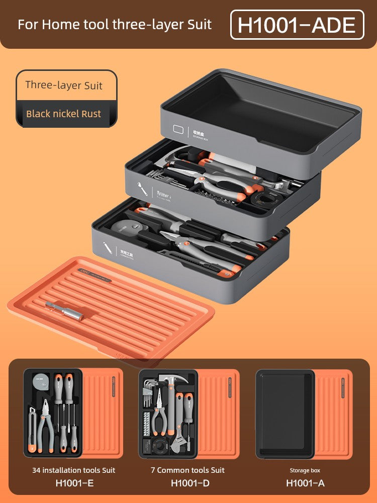 Deli Tools Household Hardware Car Tool Set