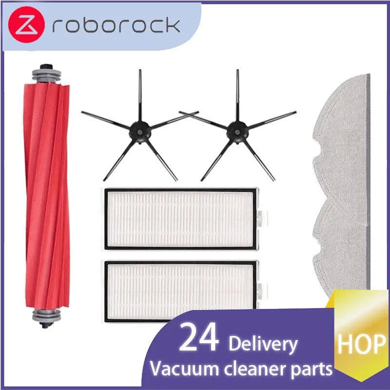 Roborock Q7 / Q7+ / Q7 Max+ Robot Vacuum Roller Brush, Hepa Filter, Side Brush, Mop Cloth