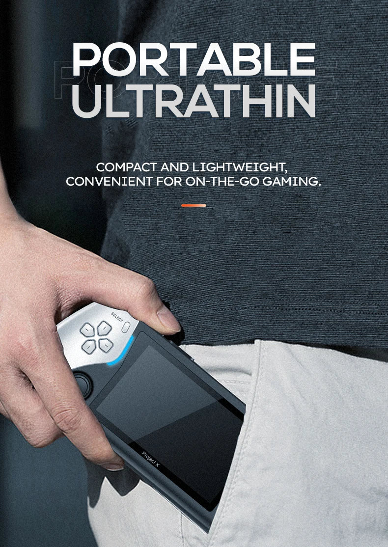 New Project X 4.3 Inch High-Defintion Ips Screenhandheld Game Console Supports Ps1 Arcade Hd Output For Dual Joystick Player