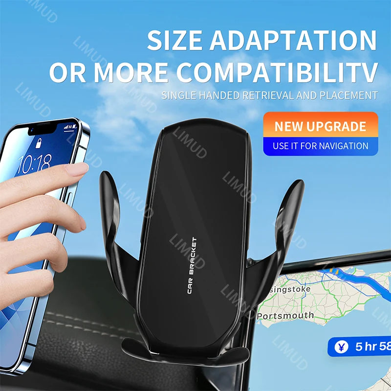 For Porsche 911 2019 2020-2022 2023 Car Phone Holder Wireless Charging Bracket Dedicated Fixed Base Auto Interior Accessories