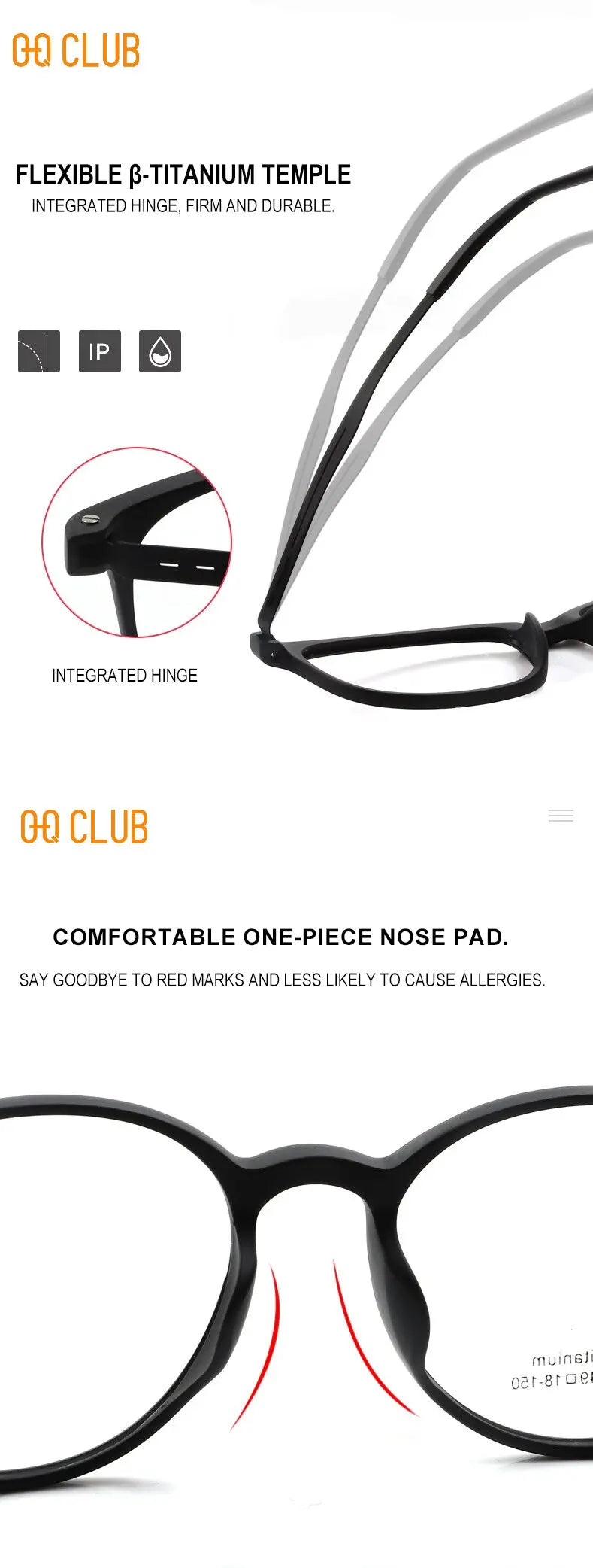 O-Q CLUB Ultra-light Reading Glasses Woman Optical Classic Round TR90 Titanium Legs Lunette Pour Femme Original Women Sunglasses