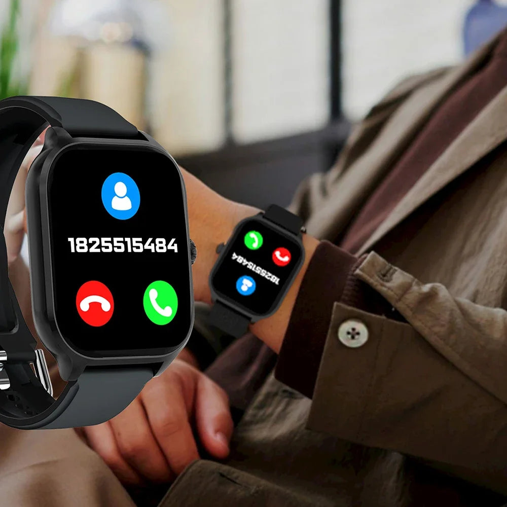 NEW 2.01'' Smartwatch Fitness Tracker Clock Sports Smartband Blood Pressure Monitor Smart Watches for Men Women IOS Android 2026