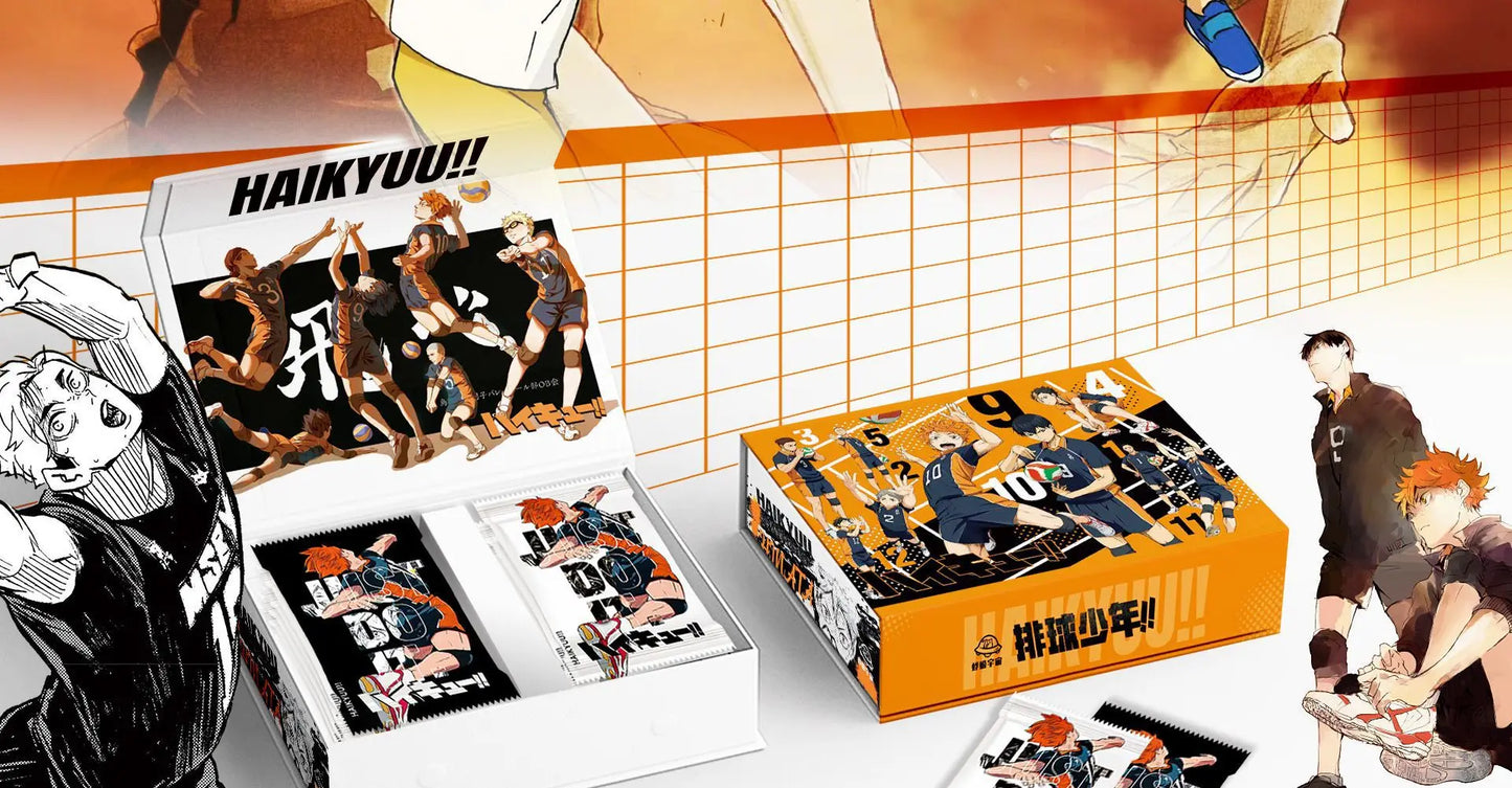 Haikyuu CardsThe Junkyard Showdown Is Coming Hotly with A Passionate Opening Classic Collectible Card Toys and Gifts