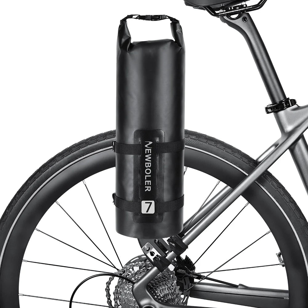NEWBOLER Waterproof Bicycle Front Fork Bag Portable Bike Bag Bikepacking Luggage Bag Bicycle Rear Shelf Bicycle Luggage Carrier