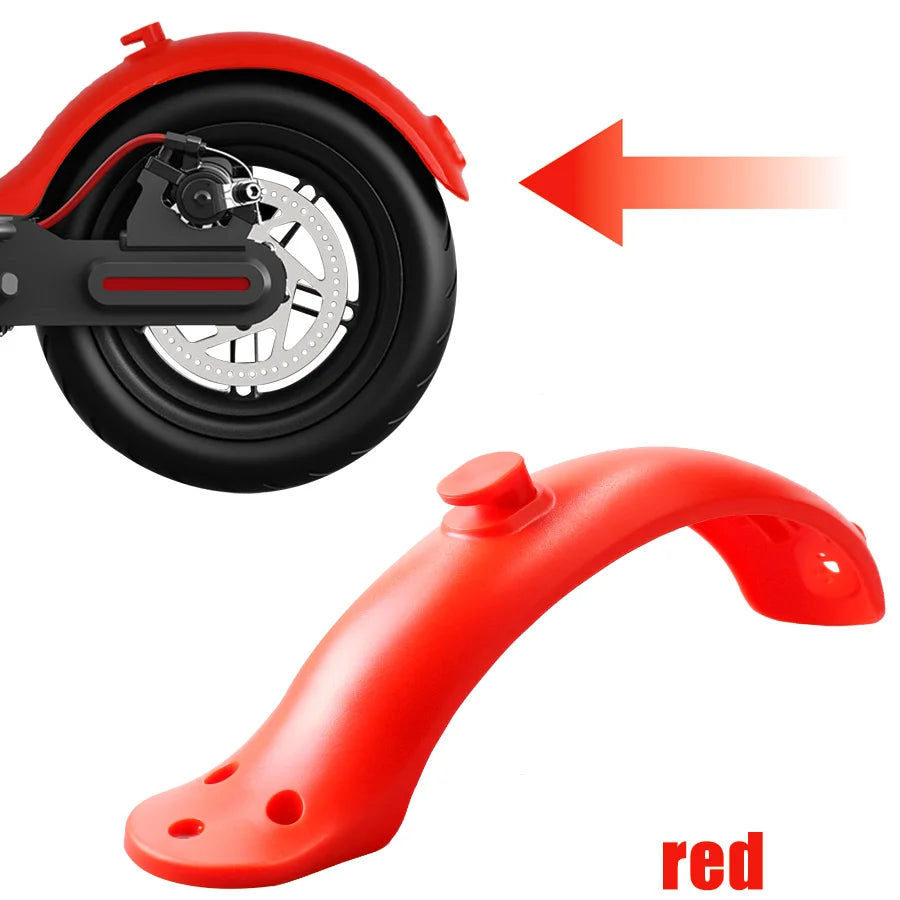 For Xiaomi Mijia MI M365 1S M187 Pro E-Scooter Tire Splash Fender with Rear Taillight Front Back Guard Mudguard screw line Parts
