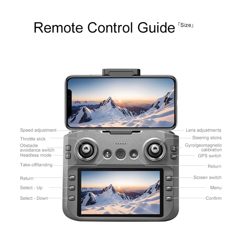 Xiaomi A14 Pro Max Drone Aerial 8K HD Dual-Camera 5G WIFI GPS Brushless Motor Optical Flow Obstacle Avoidance RC Drone 10000M