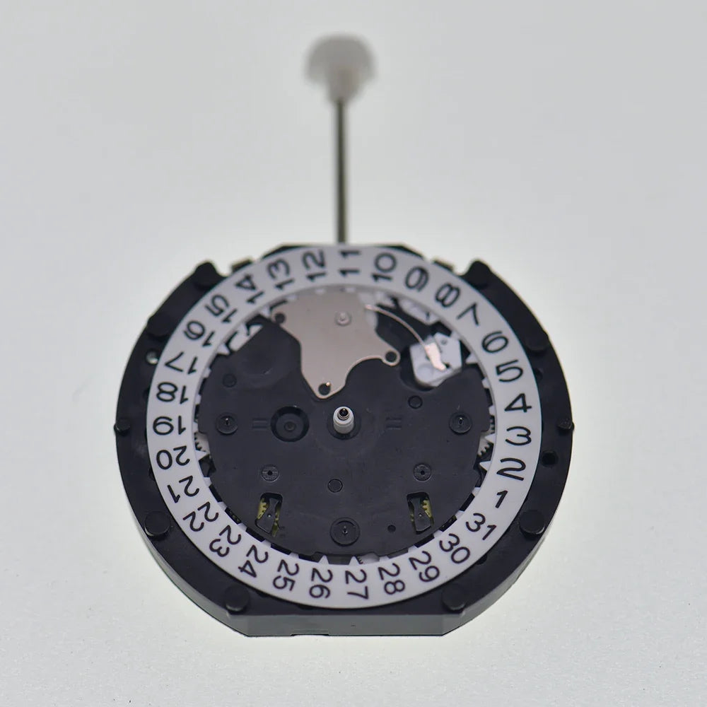 PE903 Quartz Movement Sunon PE90 Movement Watch Repair Parts Three Hands with 3 Eyes Date Small Chronograph Second Minute 24Hour