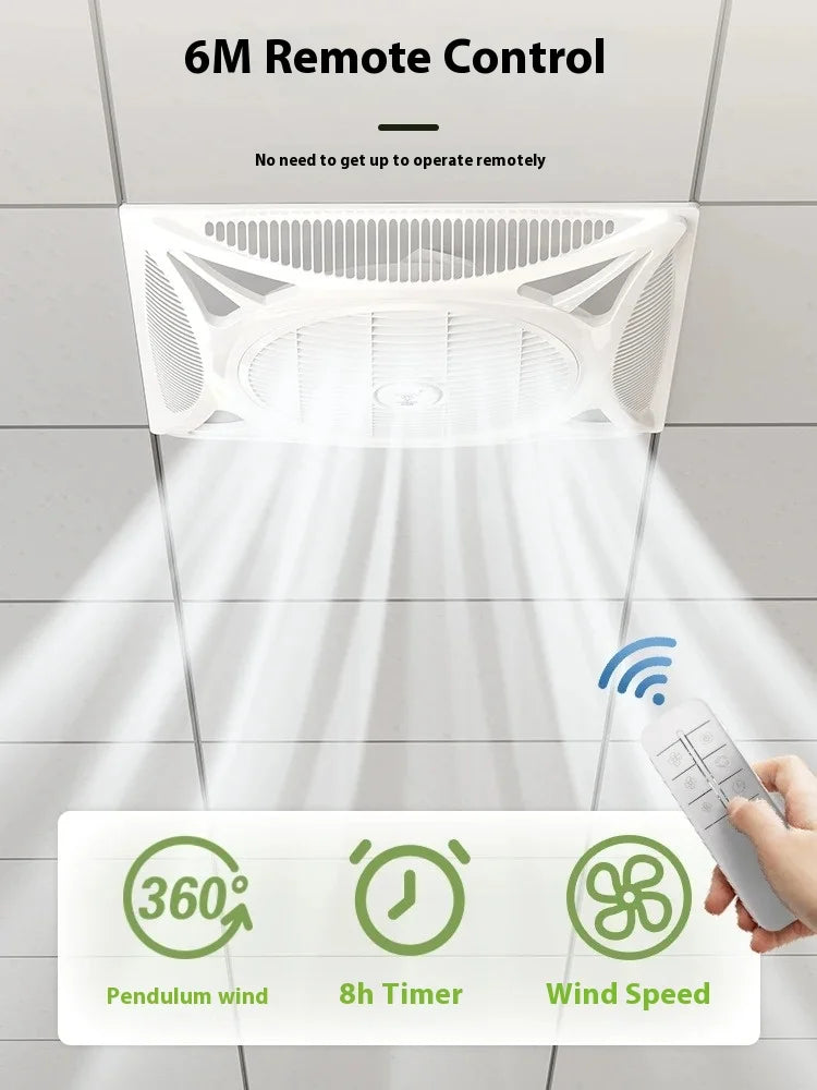 Ceiling electric fan Embedded ventilation fan Integrated ceiling electric fan Convenient to move, cool air
