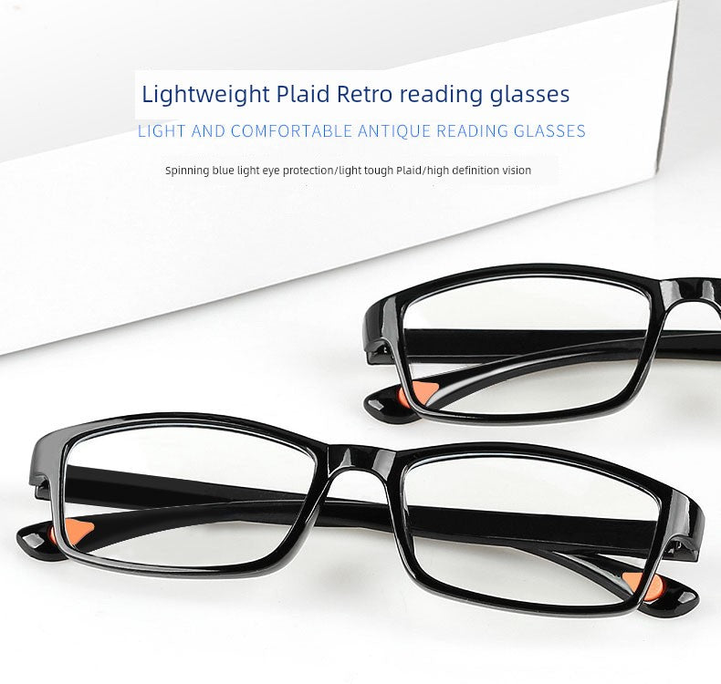 Anti-Blue Light Reading Glasses for Men and Women Neutral Stall Profiteering New Arrival Products Presbyopic Glasses Full Frame Reading Glasses Manufacturers Supply