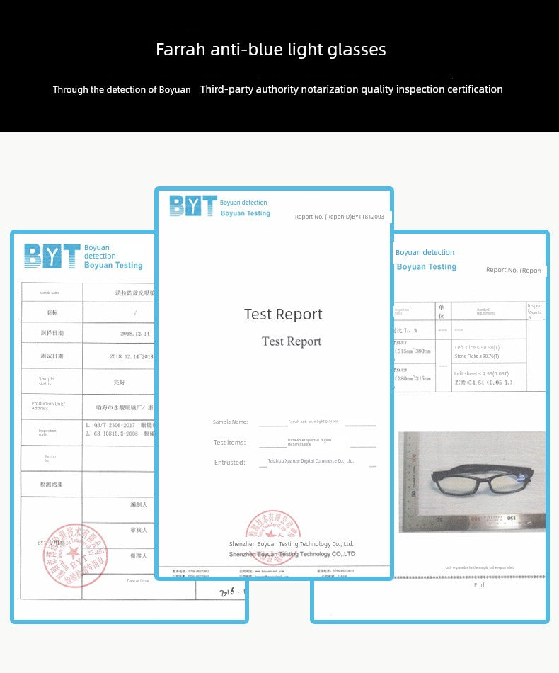Mobile Computer Classy Internet Celebrity K-style Optical Glasses