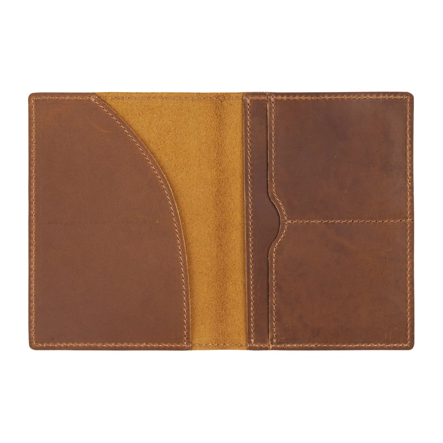 Leather Passport Holder for Travel Essentials, Slim Passport Cover Case Travel Wallet Bifold Credit Card Bag for Women Men