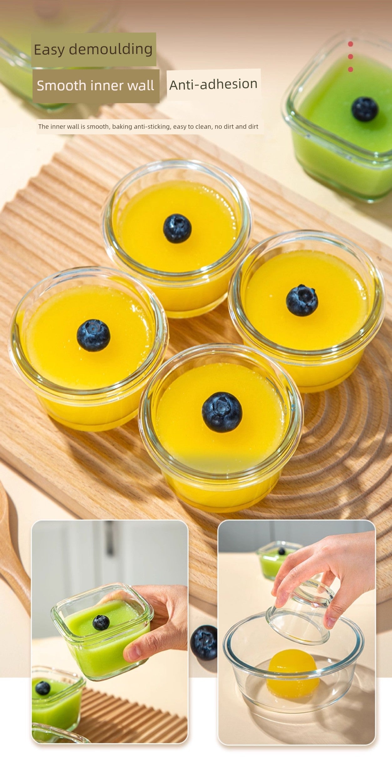 Steam Baking Oven Baby Yogurt Pudding Glass Air Fryer