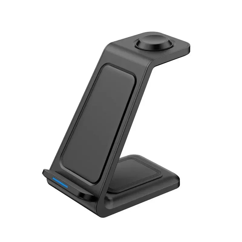 3 In 1 Wireless Charger Stand Fast Charging Station for iPhone 17 16 15 14 13 12 11 iWatch 10/9/8/7 Ultra Airpods Phone Holder