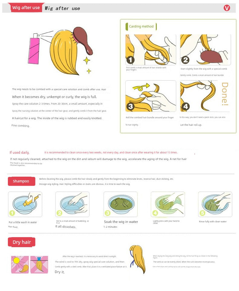 Wig Set One-Piece Seamless Long Straight Hair Piece Thickened Increase Hair Amount Nature Realistic Extension Hair Piece