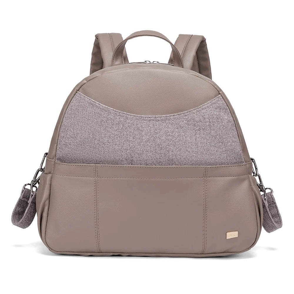 Soboba Diaper Backpack for Women Large Capacity Multi-functional Nappy Changing Bag with 2 Straps can Hang on Stroller