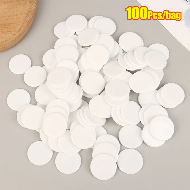 100Pcs 25MM Learning Education Math Toy Plastic Poker Chips Bingo Chip Markers Token Family Club Party Counting Toy