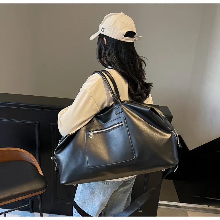 Fashionable Crossbody Bags for Women Portable Travel Bag Large Capacity Simple Armpit Bag Carry on Luggage Duffle Bag Сумка Sac