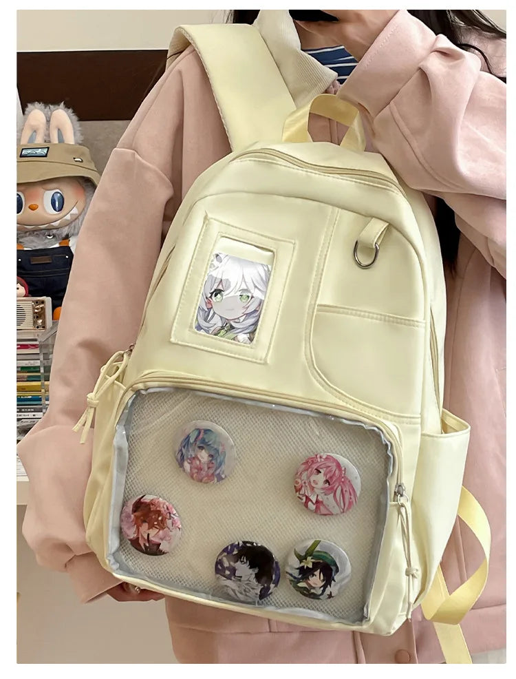 Japanese College Style Fashionable Backpack for Students Large Capacity Backpack for Women Highvalue Outdoor Backpack