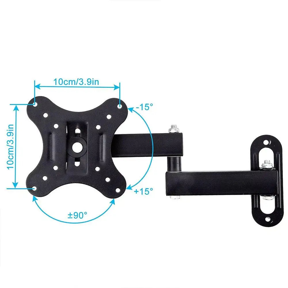 Universal Retractable TV Mounts Wall Mount Bracket For 10 To 27 Inches LCD Monitor TV Stand Expansion Bracket With Screws