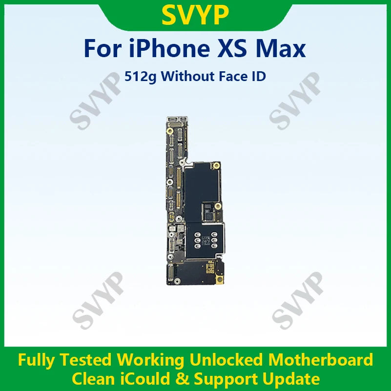 Fully Tested 100%Working Mainboard For iPhone X/XR/XS/XS Max With Face ID 64g/256g Cleaned iCloud And Unlocked Phone Motherboard