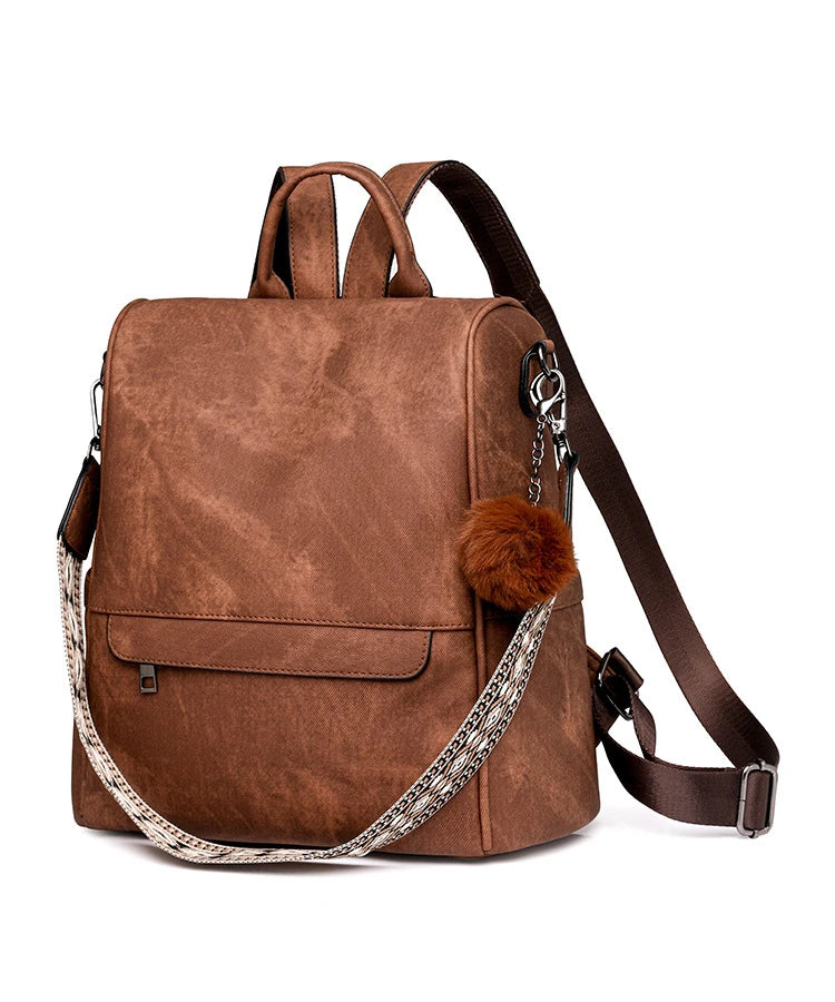 Womens Purse pu Leather Backpack Purse for Women Fashion Backpack Ladies Designer Ladies Shoulder Bags for Travel College Work
