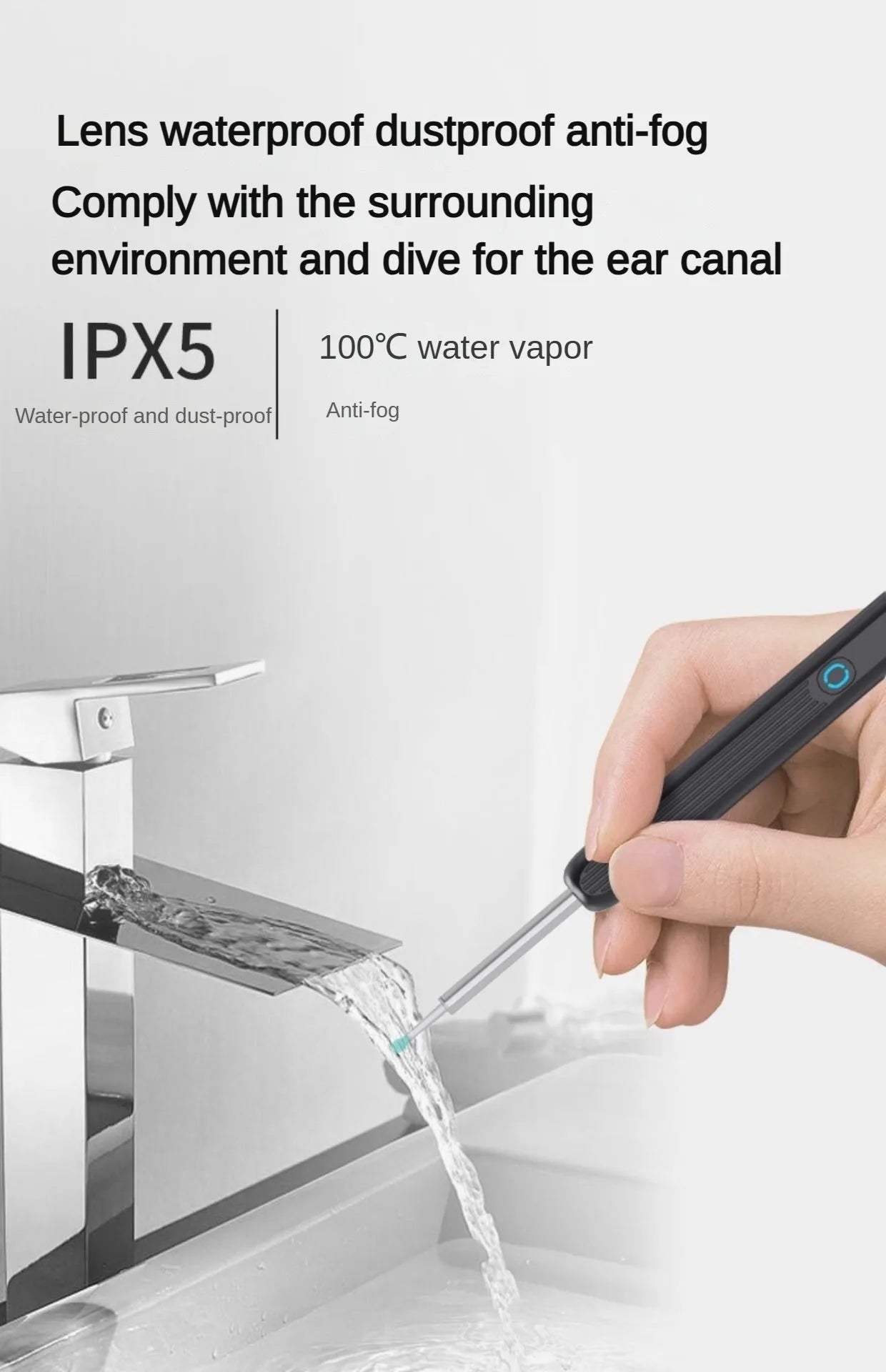 Smart Visual Ear Cleaner HD Ear Sticks Otoscope USB C Charging Endoscope Wax Removal Tool Earpick MIni Camera Health Care Set