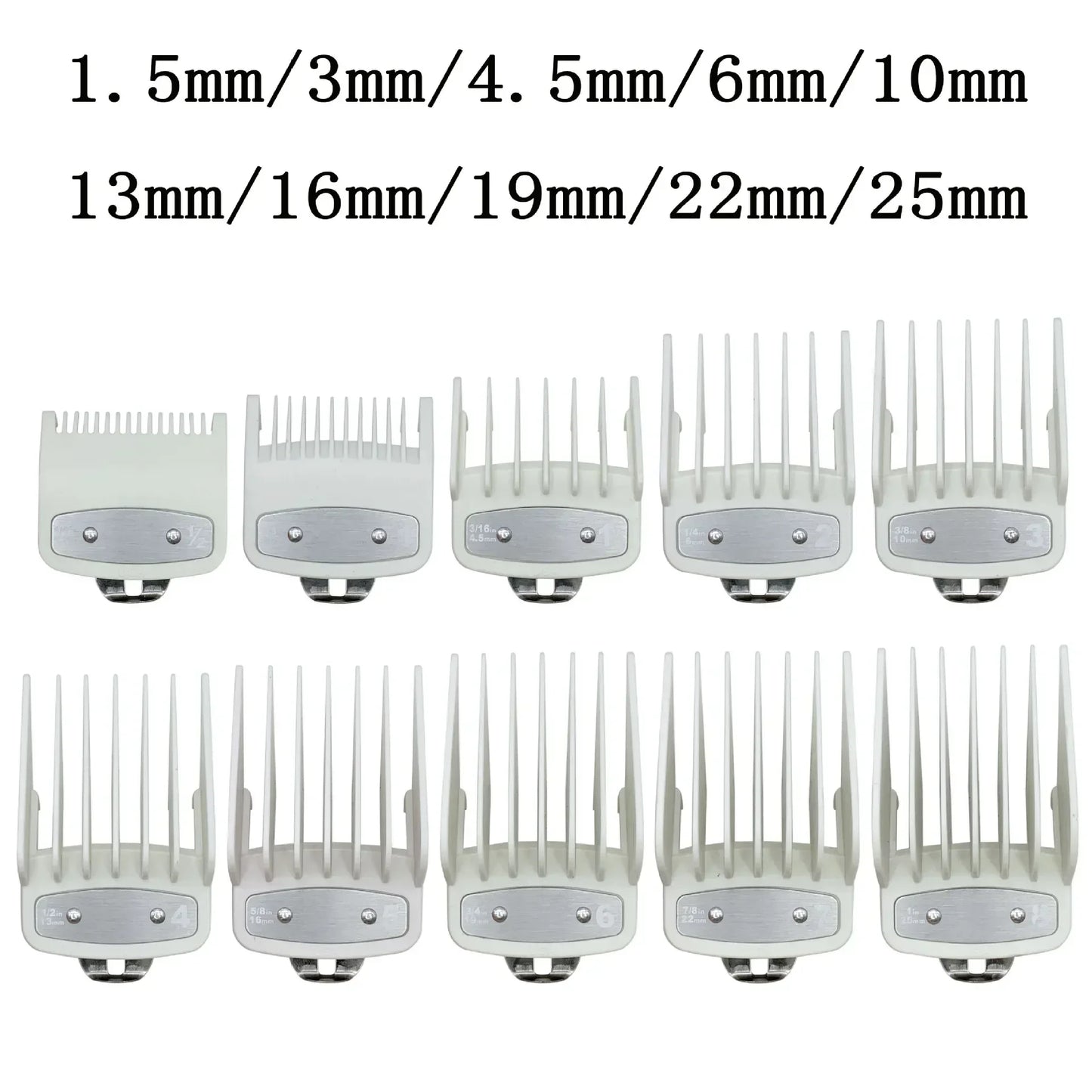 Professional Hair Clipper Limit Guide Comb For Wahl Trimmer Universal Cutting Guide Comb Haircut Tools Hair Clipper Limit Comb