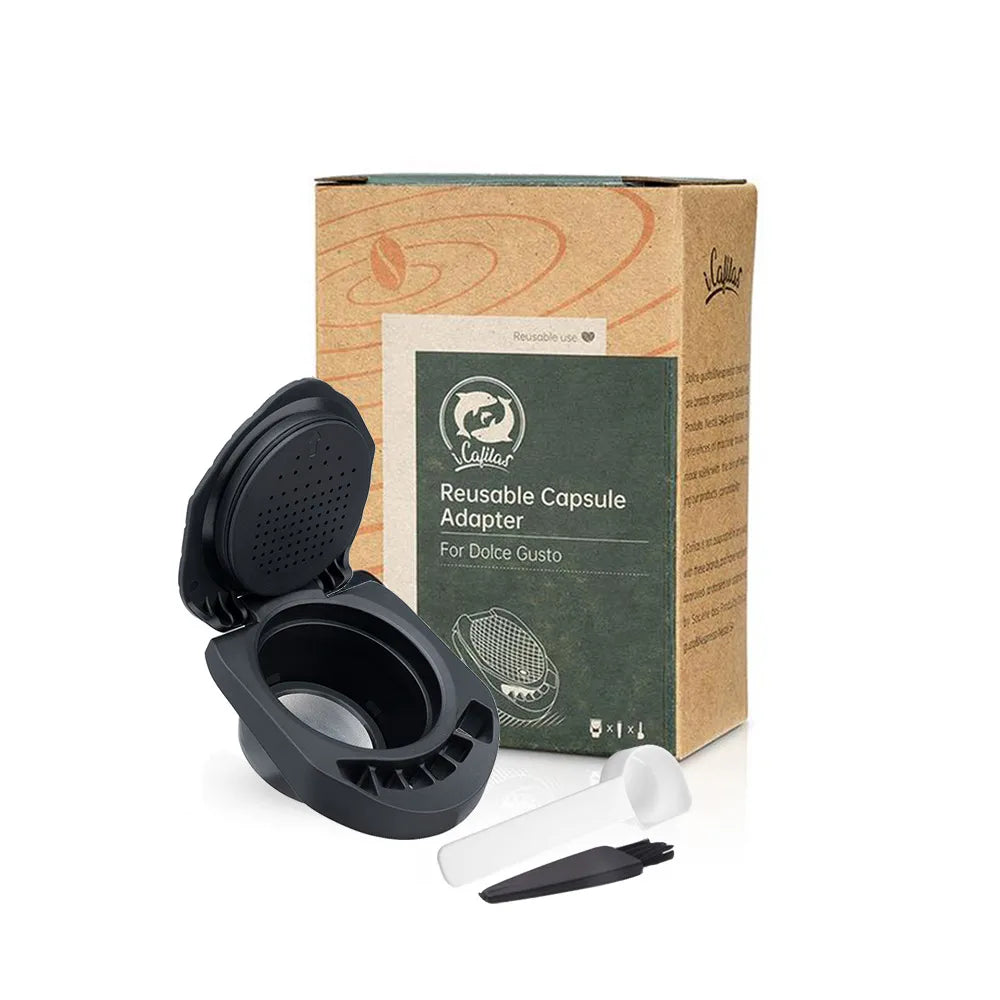 Reusable Coffee Adapter for Dolce Gusto PICCOLO XS/Genio S Coffee Machine Espresso Refill Pod Coffee Capsule Holder Accessories