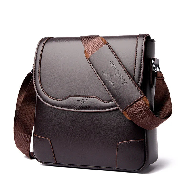 Luxury Brand Men Leather Shoulder Bags Waterproof Business Handbag Travel Tote Crossbody Cross Body Messenger Bag Pack For Male