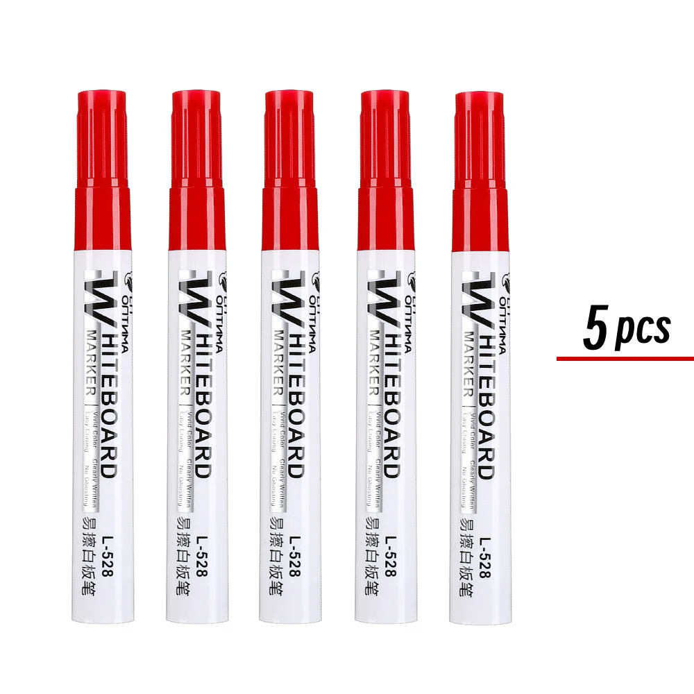 1/20pcs Erasable Whiteboard Marker Pen Blackboard Marker Teaching Chalk for Glass Ceramics Office School Art Marker Stationery