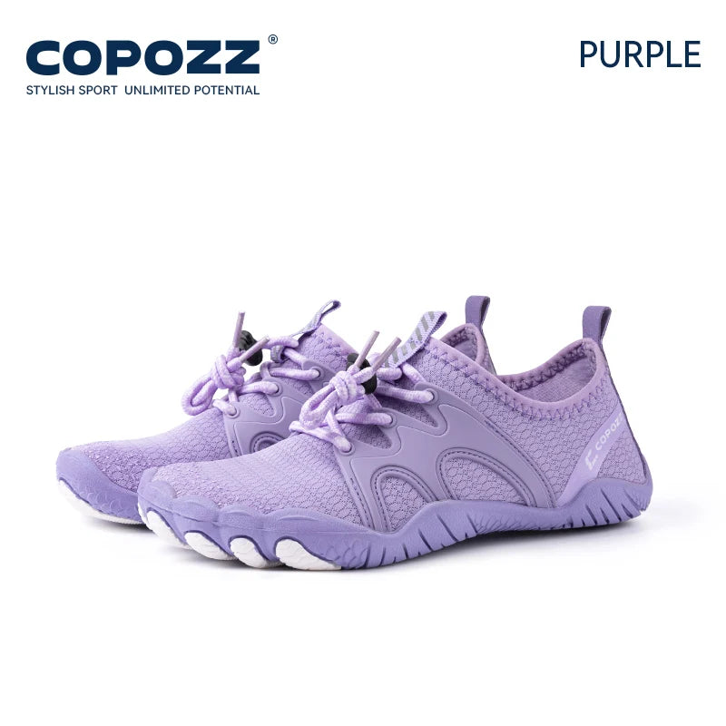 COPOZZ Unisex Water Shoes Barefoot Shoes Outdoor Beach Water Sports Upstream Aqua Shoes Sport Running Fitness Non-slip Sneakers